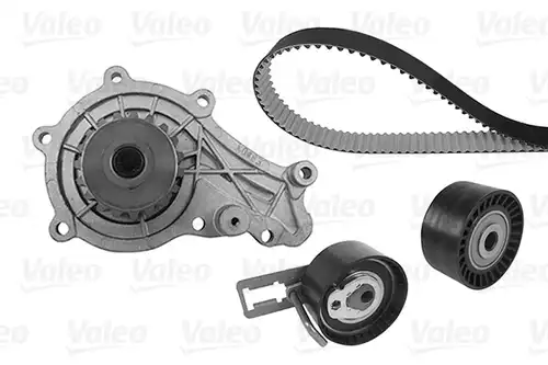 водна помпа+ к-кт ангренажен ремък VALEO 614557