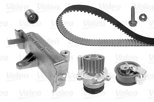 водна помпа+ к-кт ангренажен ремък VALEO 614559