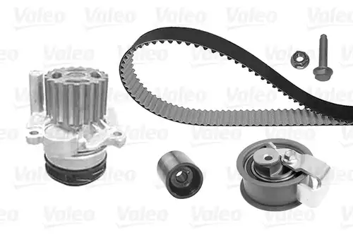 водна помпа+ к-кт ангренажен ремък VALEO 614562