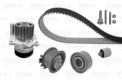 водна помпа+ к-кт ангренажен ремък VALEO 614563