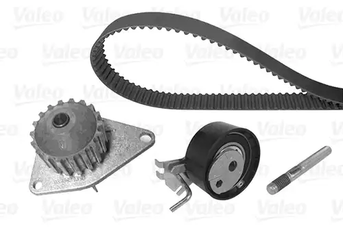 водна помпа+ к-кт ангренажен ремък VALEO 614566