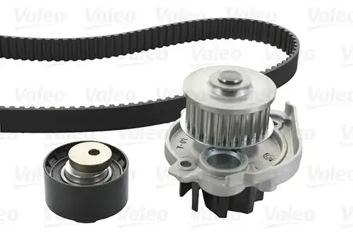 водна помпа+ к-кт ангренажен ремък VALEO 614568
