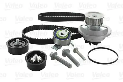 водна помпа+ к-кт ангренажен ремък VALEO 614570
