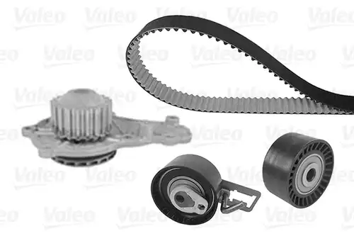 водна помпа+ к-кт ангренажен ремък VALEO 614574