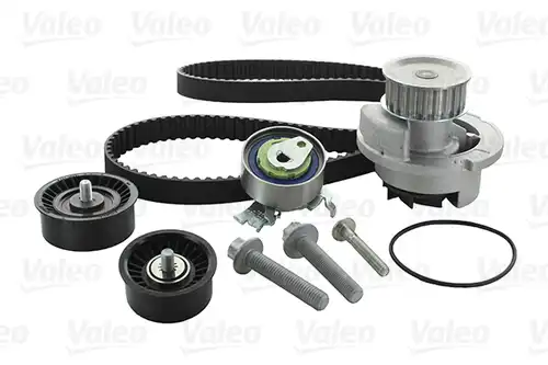 водна помпа+ к-кт ангренажен ремък VALEO 614582