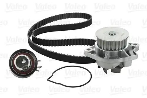 водна помпа+ к-кт ангренажен ремък VALEO 614587
