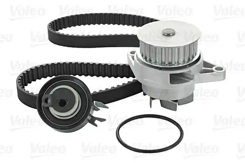 водна помпа+ к-кт ангренажен ремък VALEO 614595