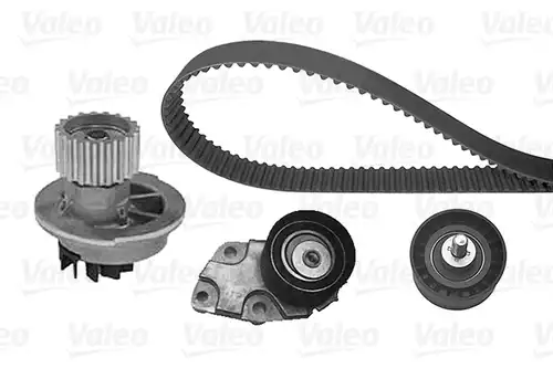 водна помпа+ к-кт ангренажен ремък VALEO 614596