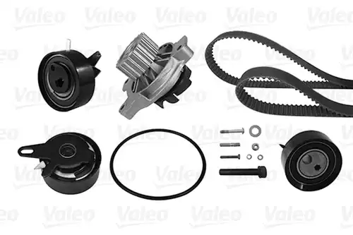 водна помпа+ к-кт ангренажен ремък VALEO 614598