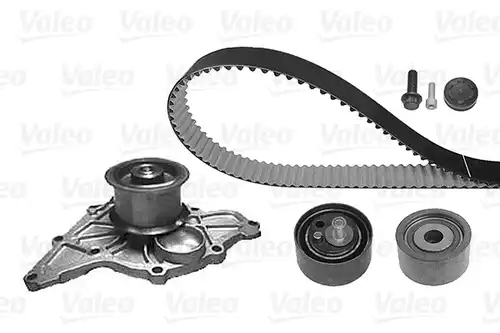 водна помпа+ к-кт ангренажен ремък VALEO 614599