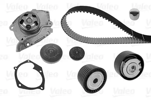 водна помпа+ к-кт ангренажен ремък VALEO 614602