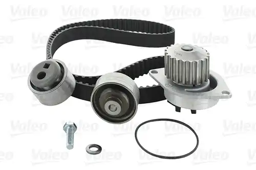 водна помпа+ к-кт ангренажен ремък VALEO 614605