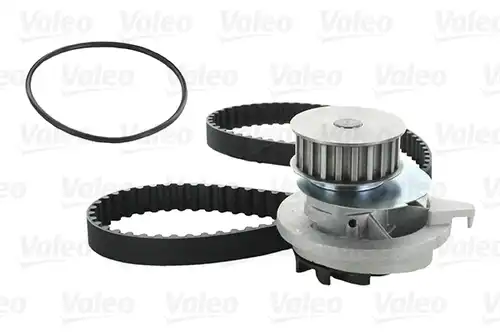 водна помпа+ к-кт ангренажен ремък VALEO 614606