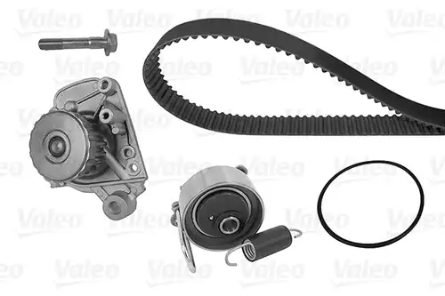 водна помпа+ к-кт ангренажен ремък VALEO 614607