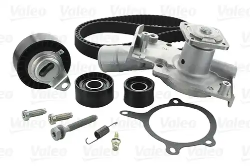водна помпа+ к-кт ангренажен ремък VALEO 614611