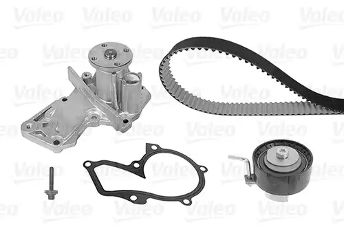 водна помпа+ к-кт ангренажен ремък VALEO 614617