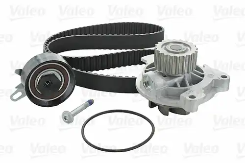 водна помпа+ к-кт ангренажен ремък VALEO 614618