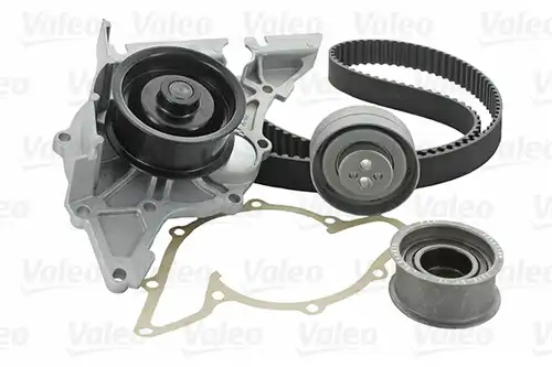 водна помпа+ к-кт ангренажен ремък VALEO 614622