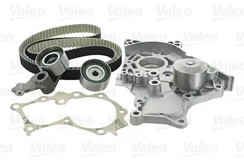 водна помпа+ к-кт ангренажен ремък VALEO 614624