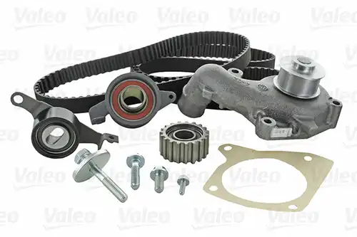 водна помпа+ к-кт ангренажен ремък VALEO 614636