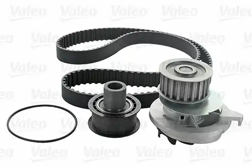 водна помпа+ к-кт ангренажен ремък VALEO 614660