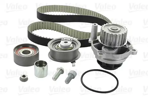 водна помпа+ к-кт ангренажен ремък VALEO 614664