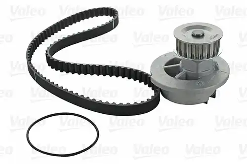 водна помпа+ к-кт ангренажен ремък VALEO 614666