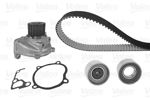 водна помпа+ к-кт ангренажен ремък VALEO 614668