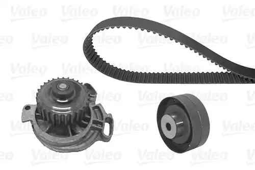 водна помпа+ к-кт ангренажен ремък VALEO 614671