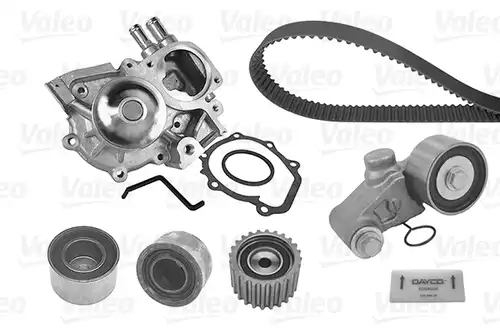 водна помпа+ к-кт ангренажен ремък VALEO 614677