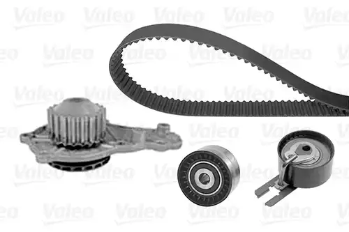 водна помпа+ к-кт ангренажен ремък VALEO 614678