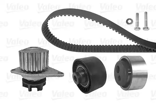 водна помпа+ к-кт ангренажен ремък VALEO 614680
