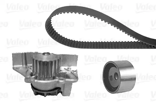 водна помпа+ к-кт ангренажен ремък VALEO 614681