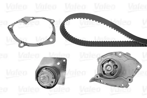 водна помпа+ к-кт ангренажен ремък VALEO 614688