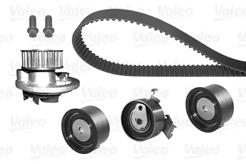 водна помпа+ к-кт ангренажен ремък VALEO 614689