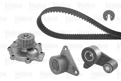 водна помпа+ к-кт ангренажен ремък VALEO 614694