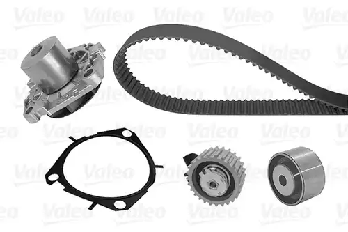 водна помпа+ к-кт ангренажен ремък VALEO 614697