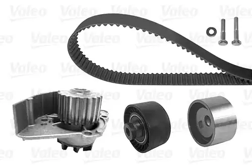 водна помпа+ к-кт ангренажен ремък VALEO 614701