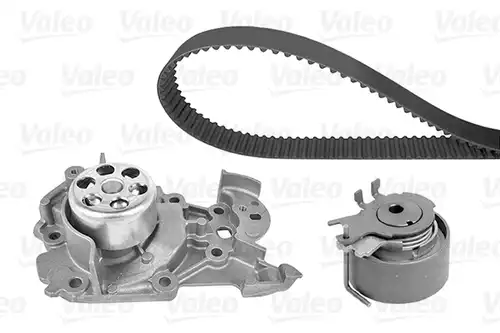 водна помпа+ к-кт ангренажен ремък VALEO 614704