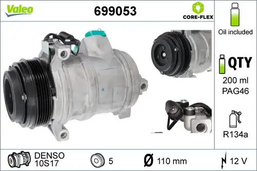 компресор за климатик VALEO 699053