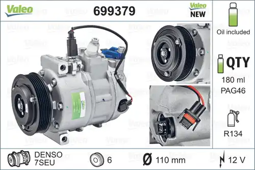 компресор за климатик VALEO 699379