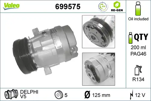компресор за климатик VALEO 699575