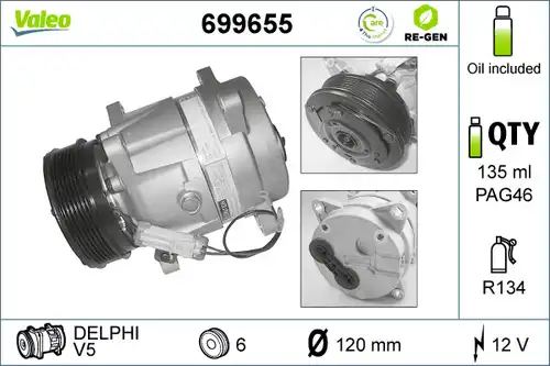 компресор за климатик VALEO 699655