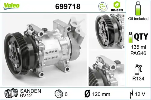 компресор за климатик VALEO 699718