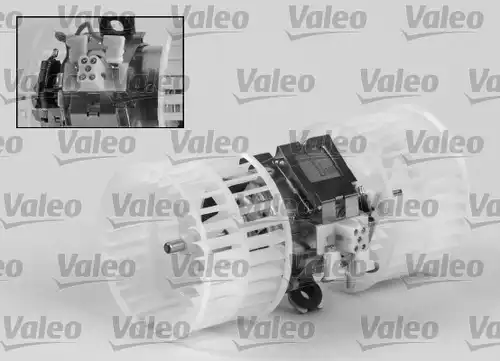 вентилатор вътрешно пространство VALEO 715037
