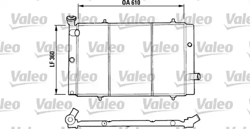 воден радиатор VALEO 730015