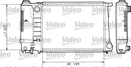воден радиатор VALEO 730365