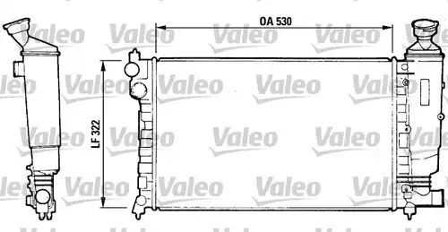 воден радиатор VALEO 730368