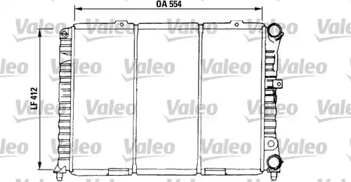 воден радиатор VALEO 730376
