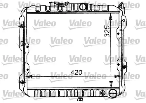 воден радиатор VALEO 730449